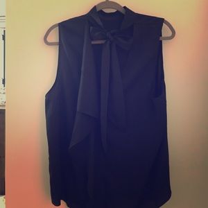 Chelsea28 Tie Back, Hugh Neck Blouse